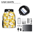 thumbnail image 6 of Xecao Lilies Flowers Print School Backpack with Laptop Compartment Small Travel Laptop Backpack for Women Men Waterproof College Backpack Simple School Bag, 6 of 8