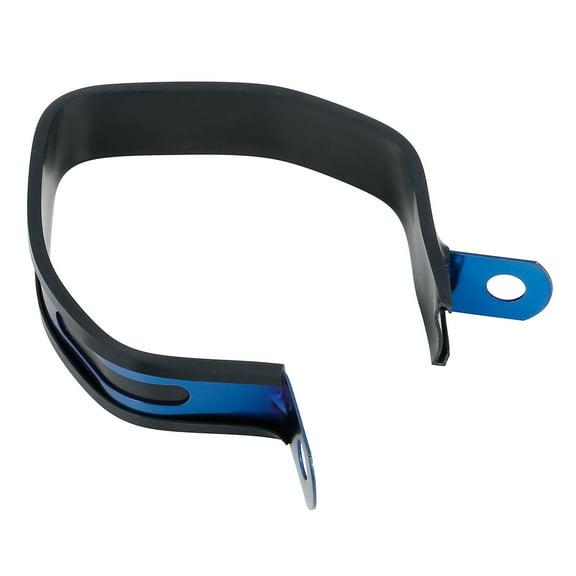 Blue Small Hex Exhaust Down Pipe Clamp Bracket Fastener Replacement for Motorcycle