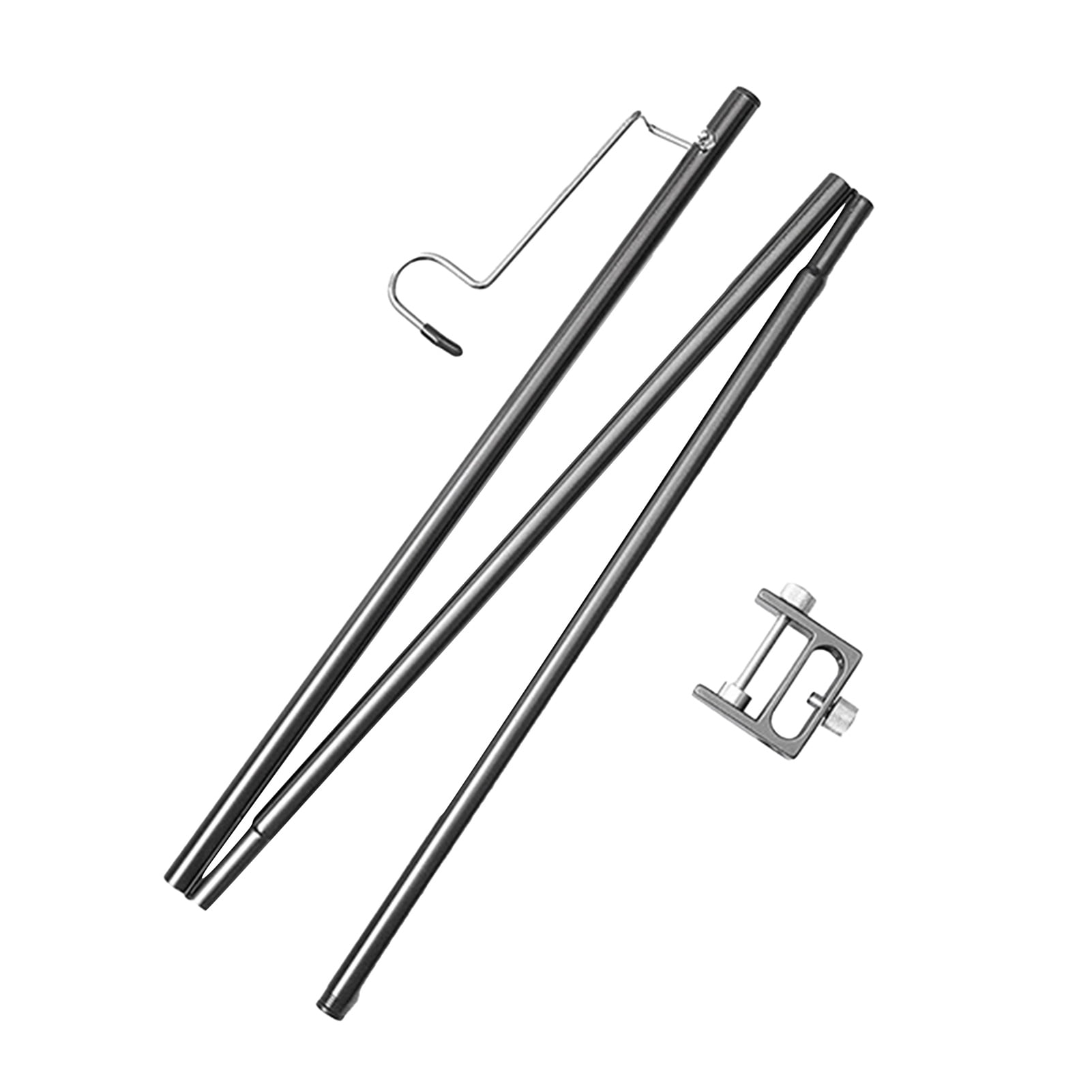 Foldable Lamp Pole, Lamp Pole Detachable Collapsible Design Alluminum