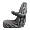 thumbnail image 2 of Lawn Mower Seat Cover, Waterproof Tractor Seat Cover with 2 Storage Pockets, Medium, Black, 2 of 8