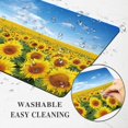 thumbnail image 3 of Summer Flower Blue Sky Sunflower Mouse Pad Small Square Laptop Mousepad Cute Floral Portable Desk Pad Non-Slip Wireless Mouse Mat Washable Desk Decor, 3 of 6
