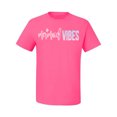 thumbnail image 2 of Mermaid Vibes Cute Shimmer | Mens Fashion Graphic T-Shirt, Neon Pink, Large, 2 of 3