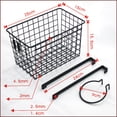 thumbnail image 3 of Hair Dryer Stand Set Multifunctional Hair Dryer Drier Comb Holder Rack Stand Set Kitchen Storage Organizer (Black), 3 of 6