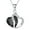 Black, variant on Fashion Austrian Crystals Heart Shape Pendant Necklace