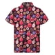 thumbnail image 3 of Camisa con estampado 3D de cerezas, manzanas y fresas para hombre, camisas hawaianas de verano con botones, manga corta, solapas sueltas, blusa hawaiana, 3 of 5