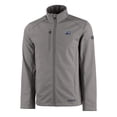 thumbnail image 2 of Men's Cutter & Buck  Gray West Michigan Whitecaps Evoke Eco Softshell Recycled Full-Zip Jacket, 2 of 3