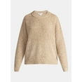 thumbnail image 5 of Time and Tru Women's and Women’s Plus Textured Stitch Sweater, Midweight, Sizes XS-4X, 5 of 5