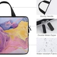 thumbnail image 3 of Werpe Generative Art Laptop Bag Diving Fabric Soft Carrying Travel Case Tablet Cover Neoprene 17inch, 3 of 5