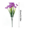 thumbnail image 2 of 6pcs Artificial Silk Flowers For Home Kitchen Wedding Table Decoration, 2 of 8