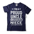 thumbnail image 4 of Proud Uncle Shirt Uncle Niece Gifts Uncle Shirt Uncle Birthday Tee Funny Uncle Shirt Uncle Gift (4X-Large Grey), 4 of 6