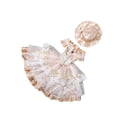 thumbnail image 4 of 1/3 muñeca princesa vestida de ropa de muñeca moda para un regalo de cumpleaños para niños, accesorios de fotos educativos vestidos de vestuario, por Rosa, 4 of 8