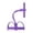 Purple, variant on 4-Tube Pedal Resistance Band – EVA Foam Handles & Footrests for Home Fitness, Yoga, Pilates, Strength Training
