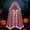 A_ Pink Capes & Cloaks, variant on UTSJKR Women’s Mid‑Length Hooded Velvet Cape Cloak with Black Lace Trim and Front Bow Tie for Gothic Witch Halloween Cosplay Themed Party Fancy Dress Garment Black S