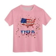 thumbnail image 1 of TZEWGL Tops For Newborn Short Sleeved Independence Day Printed Crewneck Blouse For Newborns size 8-9T, 1 of 4
