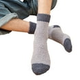 thumbnail image 4 of MSJUHEG Fuzzy Socks,Warm Socks,Slipper Socks for Men,Fluffy Socks,Wool Socks,Mens Socks Coral Socks Stripe Socks Colorful Athletic Socks Socks Thermal Socks A One Size, 4 of 5