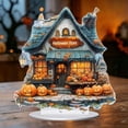 thumbnail image 5 of Halloween Pumpkin Ghost House Decoration 2D Acrylic Bedroom Desktop Gift, 5 of 5