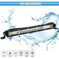 thumbnail image 4 of 12in LED Work Light Bar SPOT FLOOD For Buses Pickups Campers Tracks Trains Car, 4 of 6