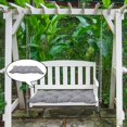 thumbnail image 3 of Cojín impermeable para banco de exterior, cojín para muebles de jardín, cojines para el respaldo de sillas de patio y cojines para asientos. Gris claro 120x50x10cm, 3 of 8