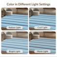 thumbnail image 7 of ODIKA 2'x3' Washable Throw Rug Striped Scandinavian Interrupted Motifs Stripes Palmetto Front for Hallway, Study Room, Non-Slip Low Profile, Flatwoven, 7 of 7