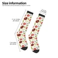 thumbnail image 5 of Fotbe Tomatoes print Women's Men's Novelty Crew Socks Cotton Socks Knee High Socks for Walking,Running,Nurses,Pregnancy, 5 of 9