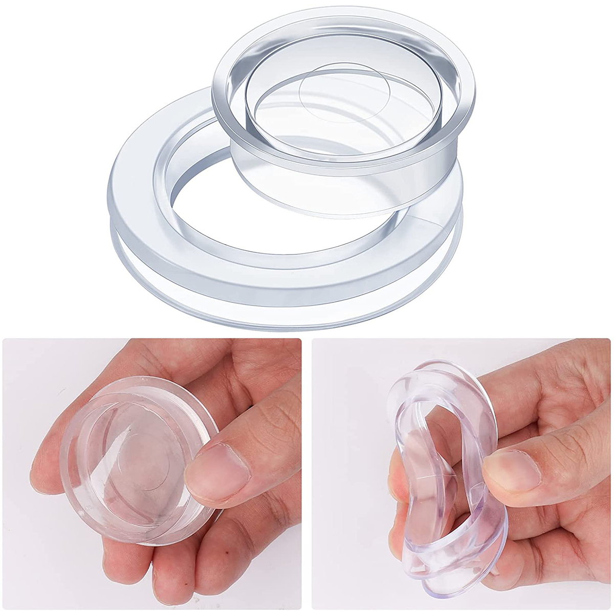 clear plastic patio umbrella table ring Hole Set - 2" | Furniture Sling Replacement Parts The sturdy PVC plastic construction offers lasting durability and weather resistance 2 Inch Patio Table Umbrella