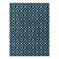 thumbnail image 3 of Unique Loom Trellis Shag Collection Area Rug - Ruth (9' x 12' Rectangle Navy Blue/Ivory), 3 of 11