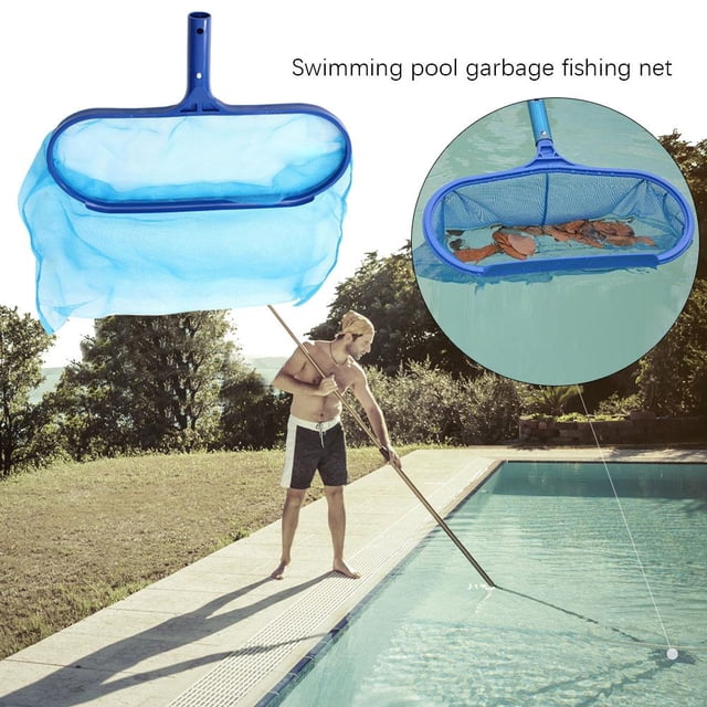 Red de limpieza de piscinas Mango retráctil Accesorios de limpieza de red de pesca Wdftyju Libre de BPA