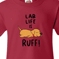 thumbnail image 4 of Inktastic Lab Life is Ruff Yellow Lab Youth T-Shirt, 4 of 5
