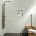 thumbnail image 4 of Palisade 17.5 in. x 15.5 in. Vinyl Waterproof Shower Niche Insert in Wintry Mix, 4 of 7