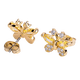 thumbnail image 2 of Aretes para Mujer LuckyLy de Mariposa con Cristal y Zirconias, Modelo Gina dorado UNITALLA, 2 of 7