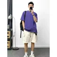 thumbnail image 3 of Conjunto de pantalones cortos para hombre sin logotipo, sudadera, chándal, oferta, conjunto de camiseta y pantalones cortos para hombre emo juvenil, tendencia 2024, disfraces, 3 of 5