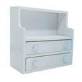 thumbnail image 3 of Xuanheng Dollhouse Bedside Table Decoration Mini Model for 1:12 Scale Micro Landscape white, 3 of 8