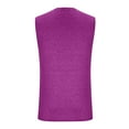 thumbnail image 5 of YUGYXL Man Vests Tops Vest for Mens Crewneck Sport Athletic Beach Hawaiian Cami Tank Tropical Summer Fall Vests Purple XXL, 5 of 5