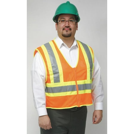 

Condor High Visibility Vest 4XL Orange/Red 4CWD3