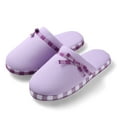 thumbnail image 2 of Aerusi Women's Checker Slide Indoor Slippers, 2 of 6
