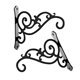 thumbnail image 1 of Colgador de pared para hierro de 2 piezas, decorativo para colgar en pared para exteriores, para cesta, , comedero 2954X24 CM Sunnimix soporte para colgar, 1 of 8