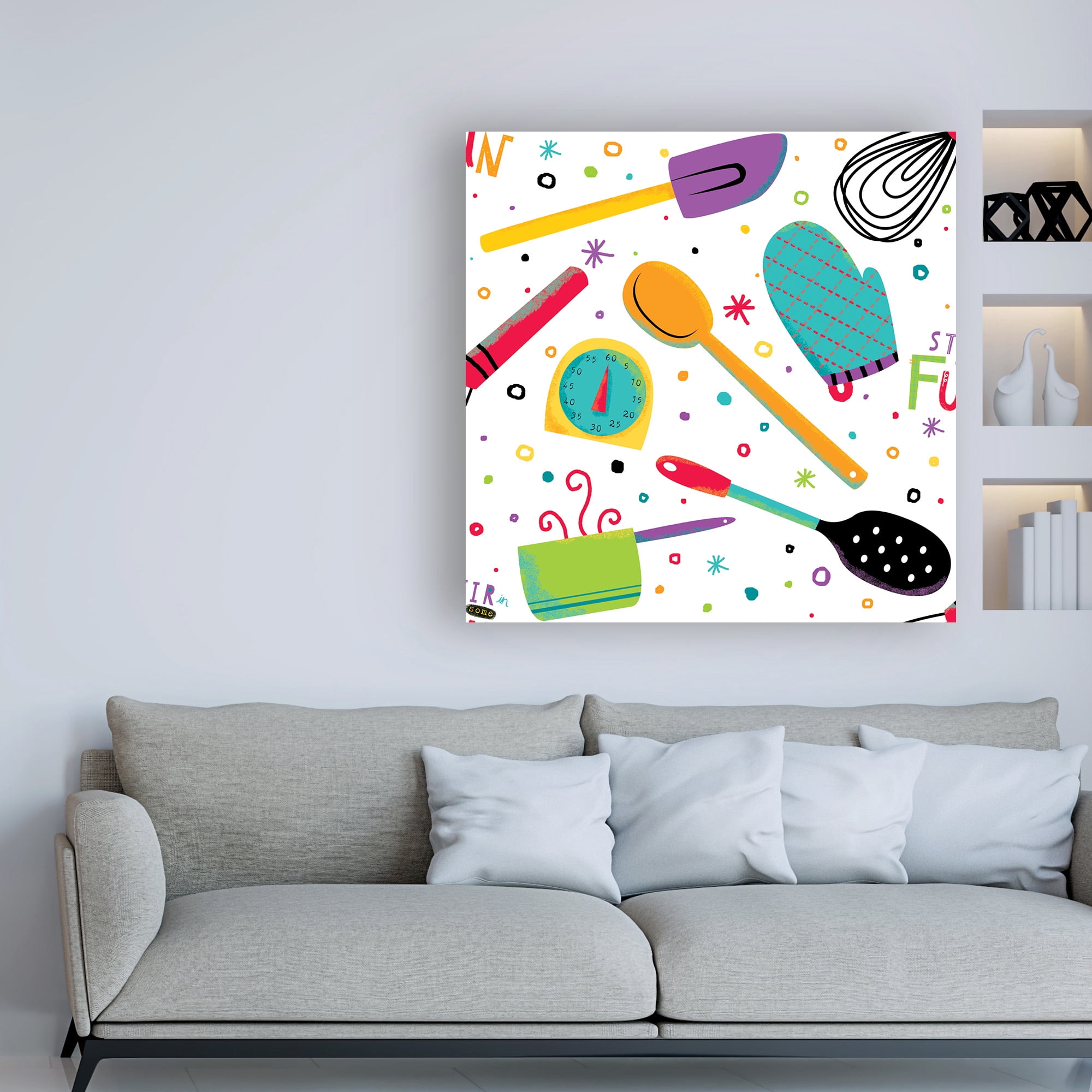 Trademark Fine Art 'Stir Crazy half drop 1' Canvas Art by Holli Conger