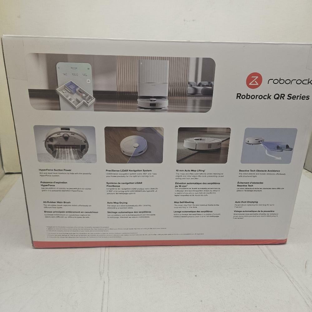 Roborock QRT78 Robot Vacuum and Mop with Multifunctional Dock NEW