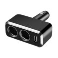 thumbnail image 3 of Adaptador de cargador USB divisor de enchufe de encendedor de cigarrillos de coche para teléfono (negro) Ehuebsd http://w.neototem.com/image/616353.01/main/616353.01-1.jpg, 3 of 6