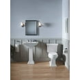 thumbnail image 6 of Kohler K-3817-0 1.28 GPF Memoirs Stately Comfort 2 Piece Elongated Chair Height Toilet - White, 6 of 7