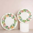 thumbnail image 2 of Efavormart 25 Pack | 7" Spring Floral Premium Dessert, Appetizer Paper Plates, Disposable Party Plates - 300 GSM, 2 of 11