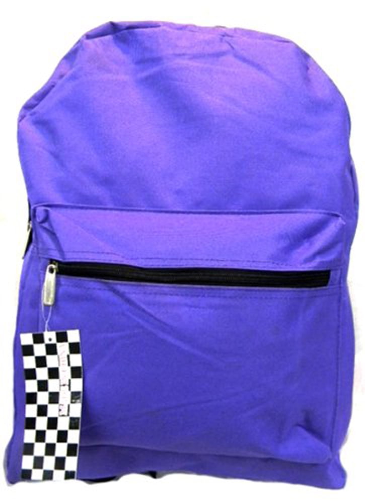 plain purple backpack