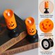 thumbnail image 2 of Luz de vela de calabaza para Halloween, luces de vela sin llama naranja de Halloween, lámparas Led, decoración de festival, luz para fiesta de Halloween, 6 uds., 2 of 5