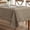 Khaki, variant on Beige Rectangle Linen Polyester Tablecloth with Decorative Cutouts Spring Waterproof Stain Resistant & Shrink-Proof Table Cloth 52x70 inch Farmhouse Style for Dining Wedding and Outdoor