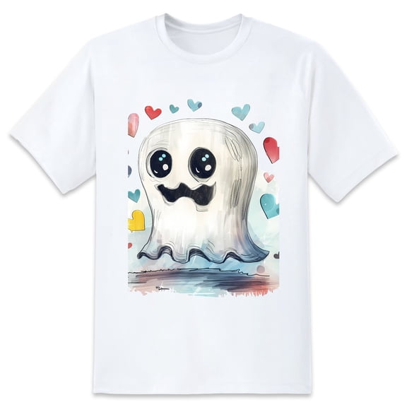 Men's Graphic TeeGhost (1) Letter Print T-Shirts Round Neck Short Sleeves Sizes XS-5XL Summer Daily Casual Tops