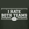 thumbnail image 5 of Wild Bobby I Hate Both Teams Sports Men Graphic T-Shirt, Forest Green, Small, 5 of 5