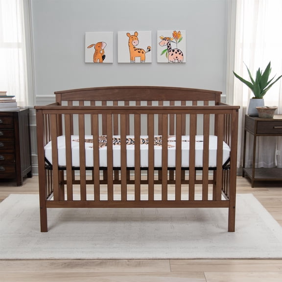 Rizzy Home 28" X 52" White/Black Tiger Cotton Cribsheet