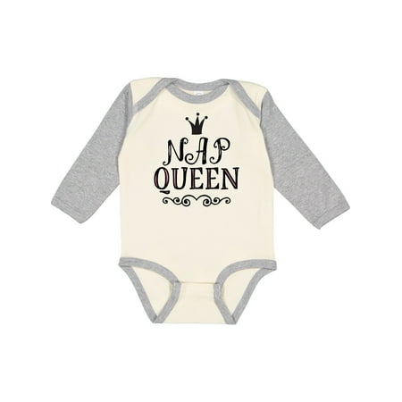

Inktastic Nap Queen Baby Girl Outfit Gift Baby Girl Long Sleeve Bodysuit