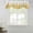 Yellow, variant on Yellow Ombre Stripe Tie Up Valance Curtains for Windows, Kitchen Curtains Window Treatments, Modern Abstract Art Gradient Striped Short Window Shades Valances for Bedroom Bathroom Cafe 42"x12"
