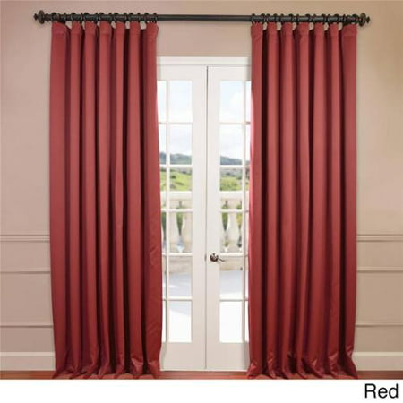 Extra Wide Thermal Blackout 108inch Curtain Panel Red  Walmart.com